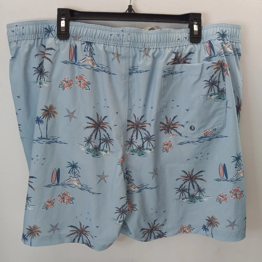 Sonoma Goods For Life Palm Tree Tropical Swim Trunks